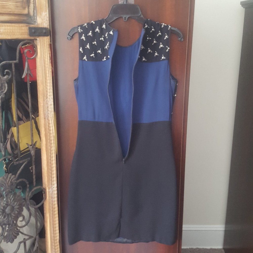 Anthropologie Beaded Bodice Pencil Dress - Picture 6 of 8